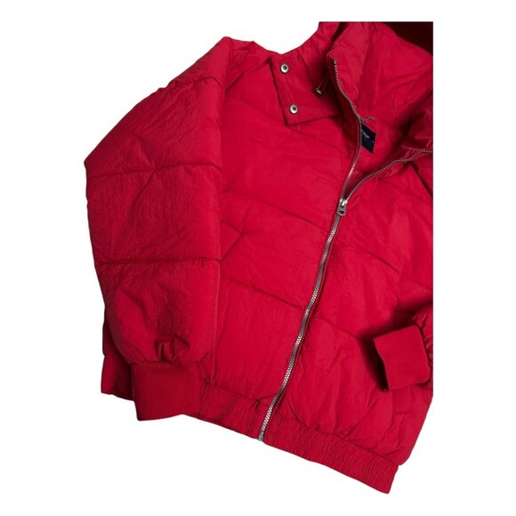 LUCKY BRAND Poly Fill Winter Puffer Parka Designer Jacket Coat Womens Small - Picture 5 of 9